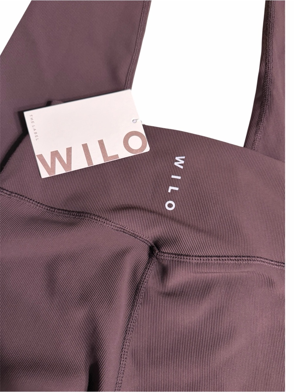 NWT WILO ribbed Leggings in brown - Picture 2 of 3